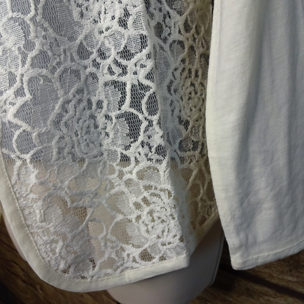 Ruby Ribbon Small Open Front Sweater Top NWOT Wool - Picture 3 of 7